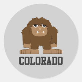 Adesivo Redondo Bigfoot Colorado