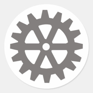 Adesivo Redondo Bike Gear