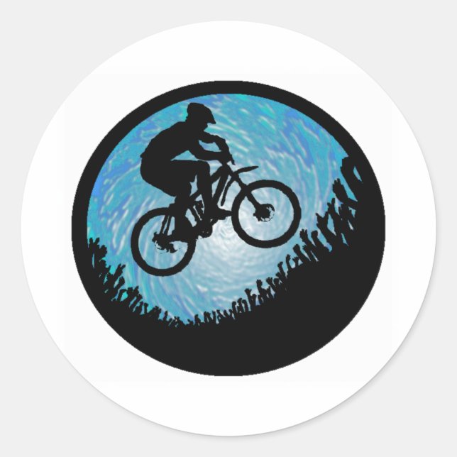 Adesivo Redondo Bike Wide Open (Frente)