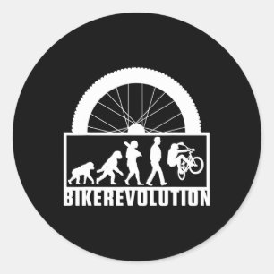 Adesivo Redondo Biker Evolution Bicicleta Ciclismo Bmx Mtb Bicicle
