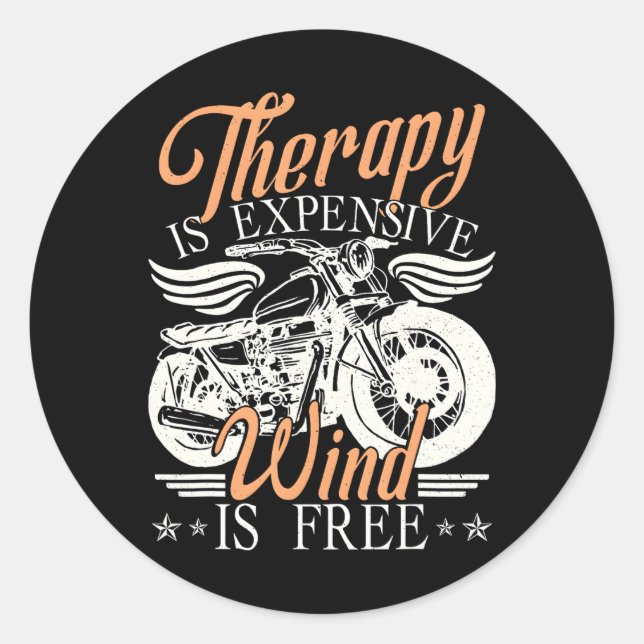 Adesivo Redondo Biker Motorcycle Rider Biker (Frente)