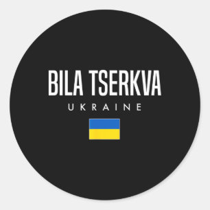 Adesivo Redondo Bila Tserkva Ucrânia