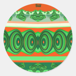 ADESIVO REDONDO BILL ~ NATAL ~