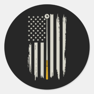 Adesivo Redondo Billiard Piscina Player Billiards Mesa Eua América