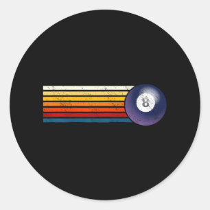 Adesivo Redondo Billiards Ball Oito Pirâmide de Mesa de Piscina