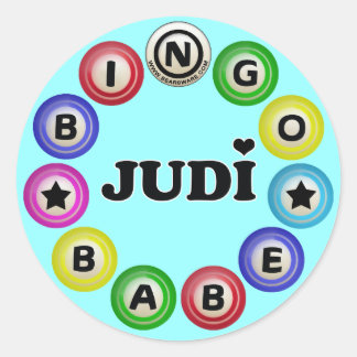 Adesivo Redondo Bingo Babe Judi