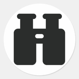 Adesivo Redondo Binoculares