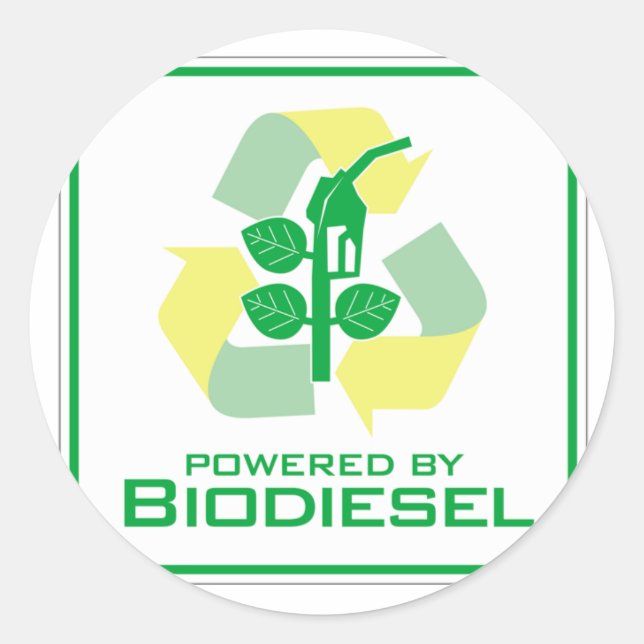 Adesivo Redondo BioDiesel (Frente)