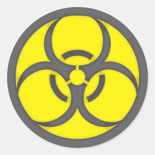 ADESIVO REDONDO BIOHAZARD (Frente)