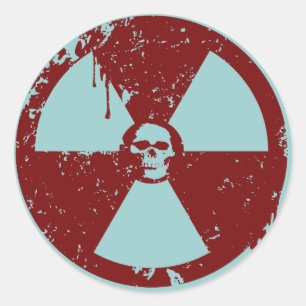 Adesivo Redondo BioHazard