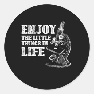 Adesivo Redondo Biologia do Laboratório de Ciências Biológicas do 