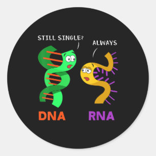 Adesivo Redondo Biologia Funny Biologista Pun Professor Professor 