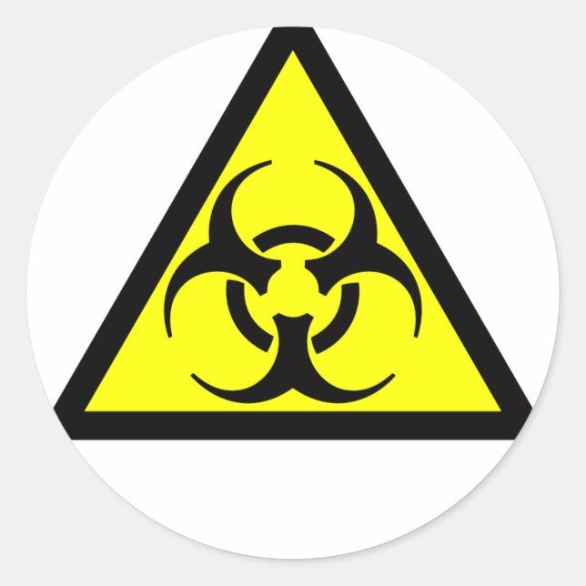 Adesivo Redondo Bioperigo (Frente)