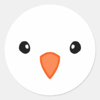 Adesivo Redondo Bird Sticker