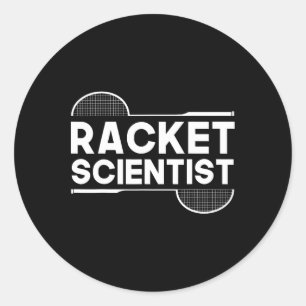 Adesivo Redondo Birdie Shuttle Racket Scientist Badminton