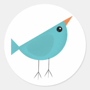 Adesivo Redondo Birdy