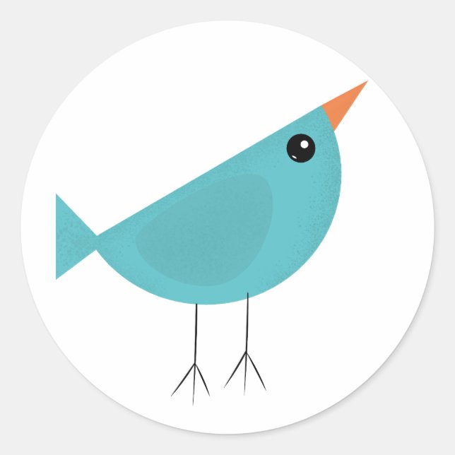 Adesivo Redondo Birdy   (Frente)