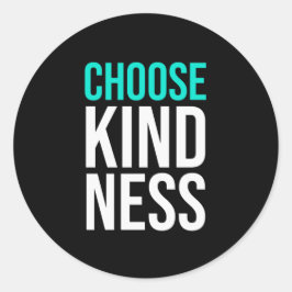 Adesivo Redondo Birthday Gift Choose Kindness