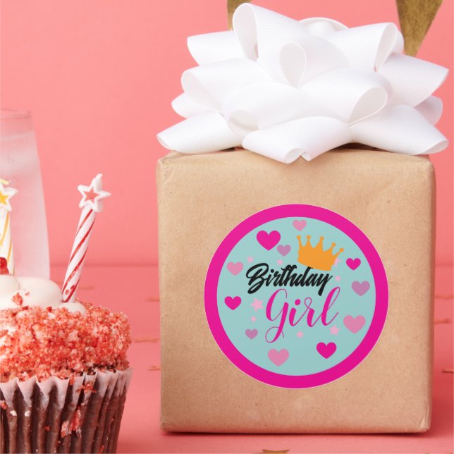 Adesivo Redondo Birthday stickers (Festa)