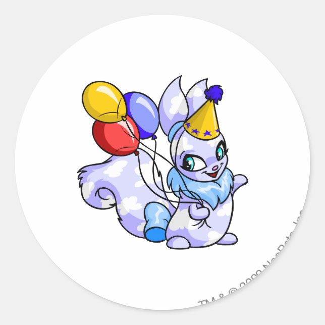 Adesivo Redondo Birthday Usul (Frente)