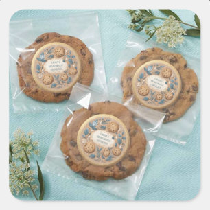 Adesivo Redondo Biscoito Caseiro