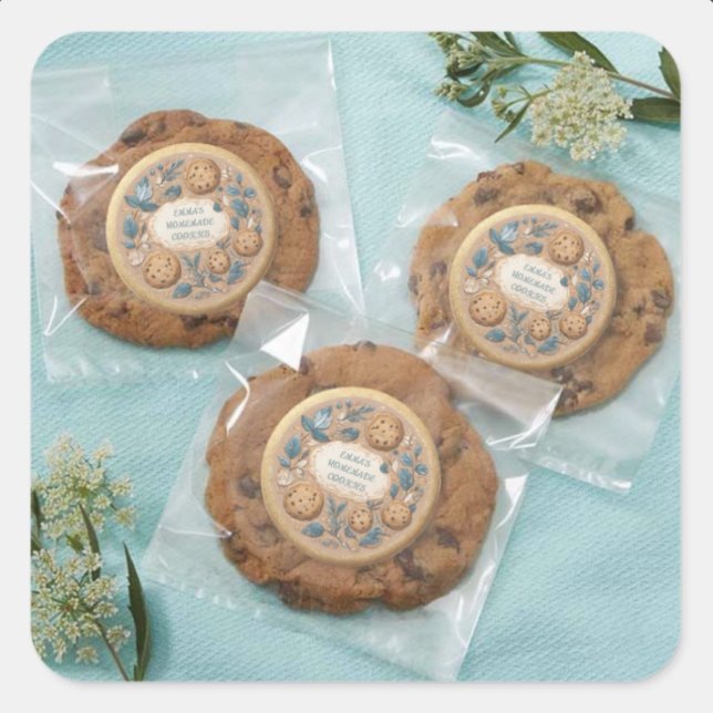 Adesivo Redondo Biscoito Caseiro (Criador carregado)