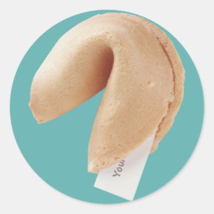 Adesivo Redondo Biscoito de fortuna