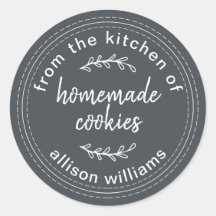 Biscoitos Caseiros Rústicos Da Cozinha de Preto