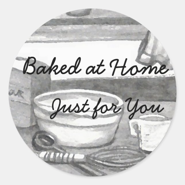 Adesivo Redondo Biscoitos de Férias Feriadas em Casca (Frente)