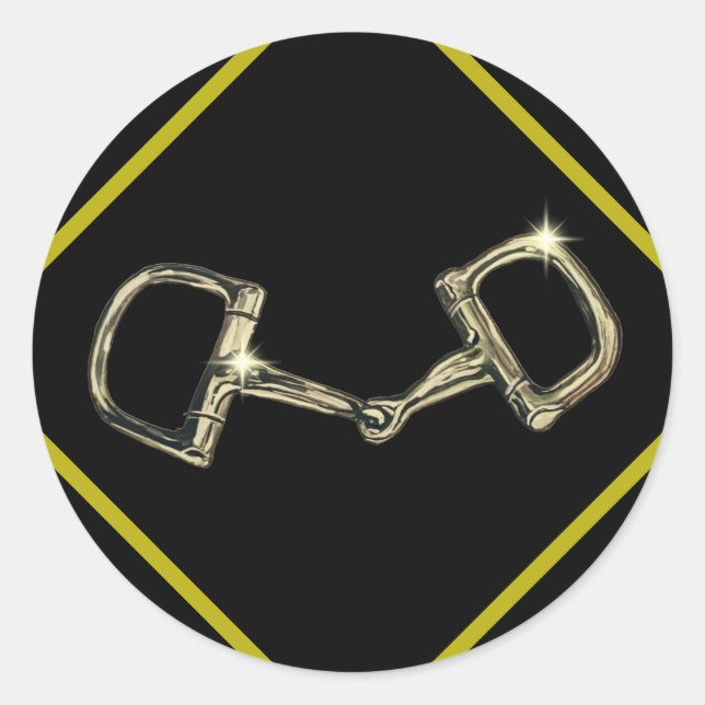 Adesivo Redondo bit in diamond (Frente)