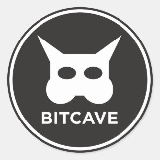 Adesivo Redondo Bitcave Sticker