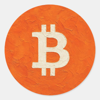 Adesivo Redondo Bitcoin Standard (Oil, Style: 4)