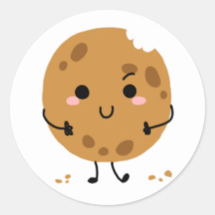 Adesivo Redondo Bite-me - Stickers