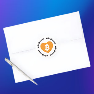 Adesivo Redondo Bitmoney B in Heart