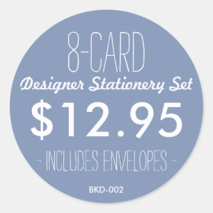 Adesivo Redondo BK Boutique Stickers