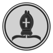 Black Bishop Chess Piece