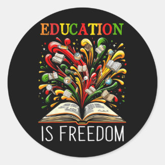 Adesivo Redondo Black History Month Black Leaders African American