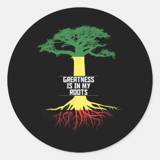 Adesivo Redondo Black History Month Pride African American History