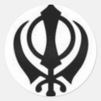 Adesivo Redondo Black Khanda