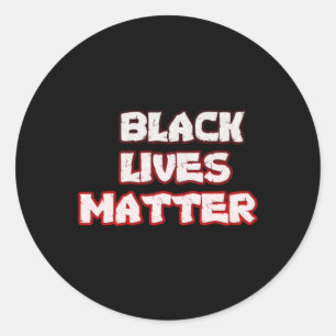 Adesivo Redondo Black Live Sticker