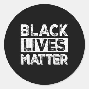 Adesivo Redondo Black Lives Blm Human Rights Men Women