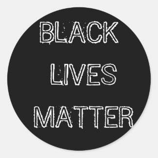 Adesivo Redondo Black Livres Matter Sticker BLM