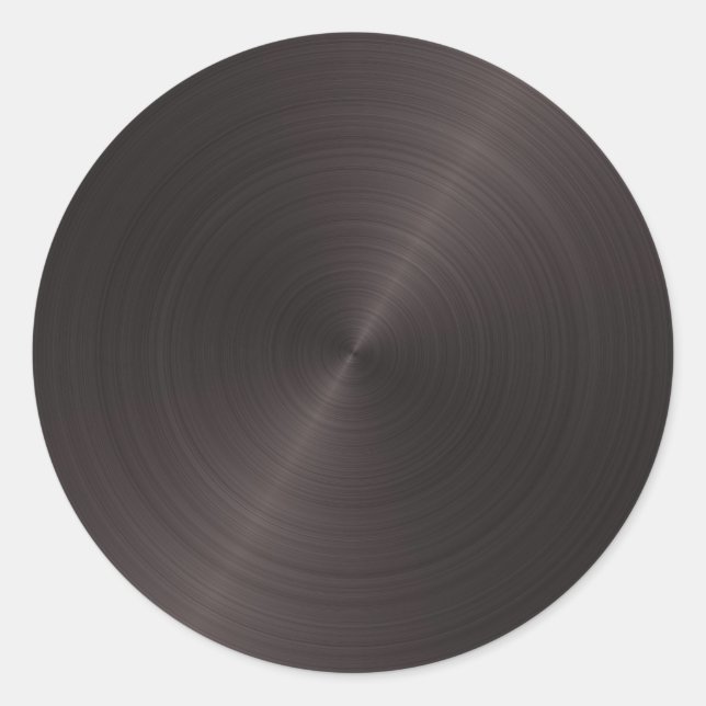 Adesivo Redondo Black Metal (Frente)