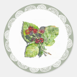 Adesivo Redondo BlackBerry