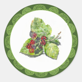 Adesivo Redondo BlackBerry