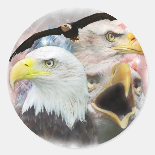 Adesivo Redondo Blad Eagles (Frente)