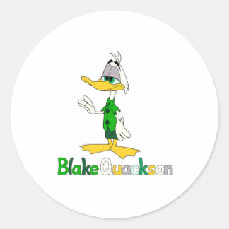 Adesivo Redondo Blake Quackson
