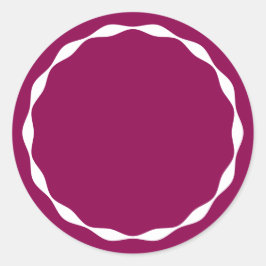 Adesivo Redondo Blank Circle Custom Spice Container Sticker