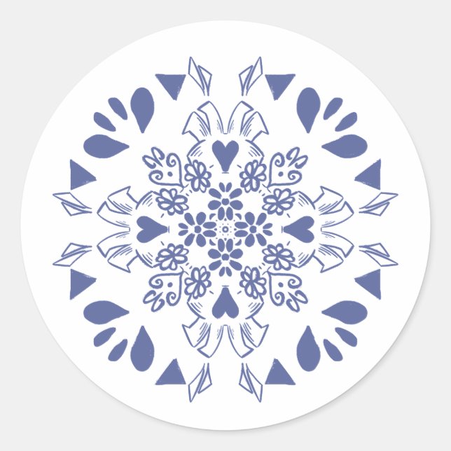 Adesivo Redondo Blekingesöm sticker (Frente)