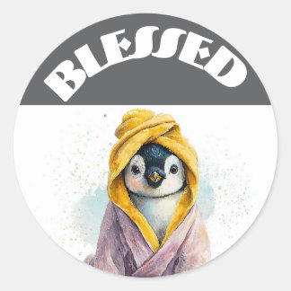 Adesivo Redondo Blessed